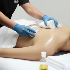 Relaxing Massage with Hot Towels